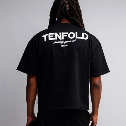 Black Staple Tee