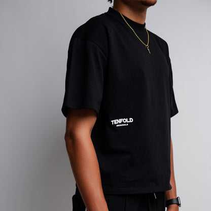 Black Staple Tee