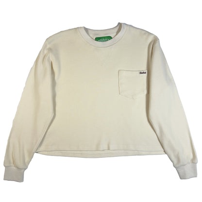 "Ivory" Waffle Knit Long sleeve