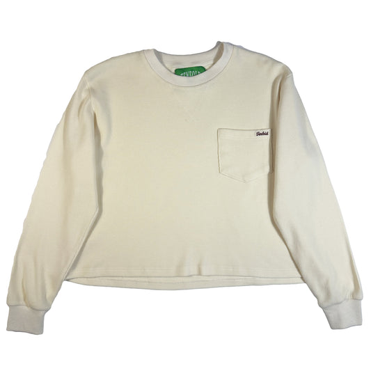 "Ivory" Waffle Knit Long sleeve
